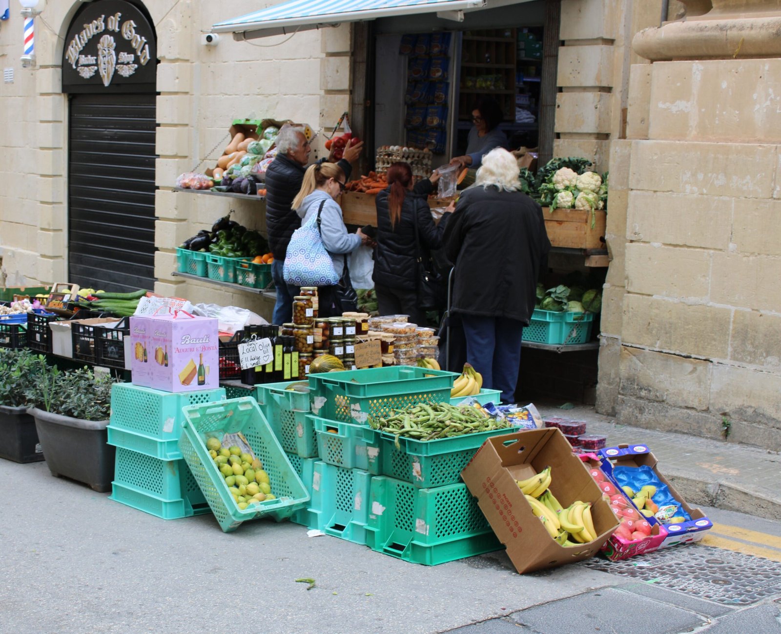 Local market fresh food